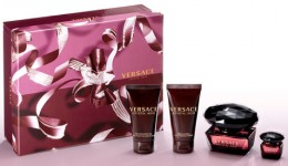 Versace Crystal Noir Eau De Toilette Gift Set 50ml