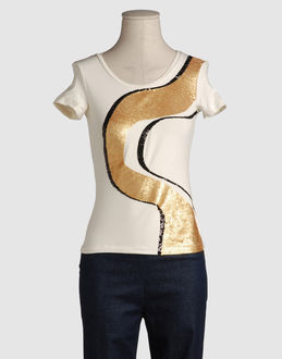 VERSACE JEANS COUTURE TOP WEAR Short sleeve t-shirts WOMEN on YOOX.COM