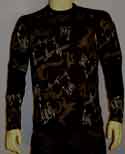 Versace Mens Black Round Neck Logo Design Sweater