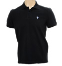Versace Navy Pique Polo Shirt