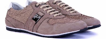 Versace Side Logo Trainers Stone