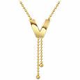 V Line - 18k Yellow Gold ``Pendant
