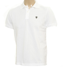 Versace White Pique Polo Shirt