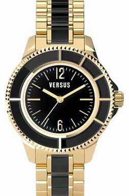 Versus Versace Ladies Two-Tone lack Dial Tokyo