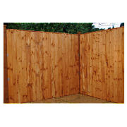 vertical Feather Edge Fencing x7
