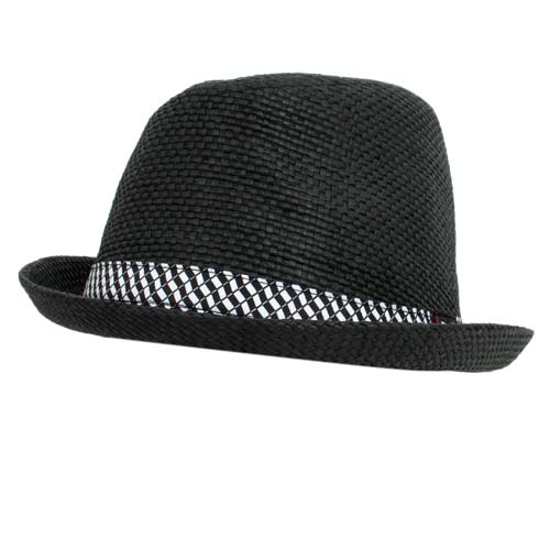Vestal Mens Vestal Bear Fedora Hat Black
