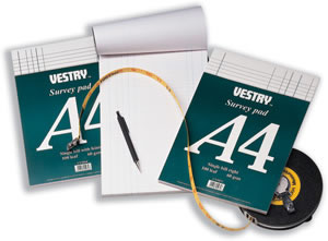 Vestry Survey and Engineering Pad Right-hand