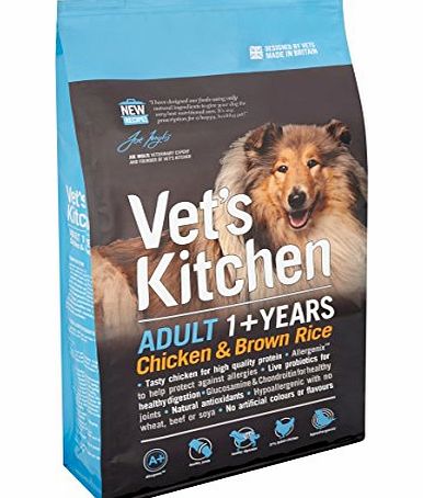 Vets Kitchen Adult Dog Complete Dog Food Chicken amp; Brown Rice