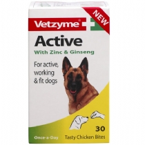 Vetzyme Active with Zinc and Ginseng Tablets