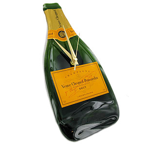 Veuve Clicquot Champagne Bottle Clock