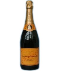 Veuve Clicquot bottle of champagne