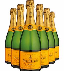 Veuve Clicquot Six Bottle Champagne Gift 6 x