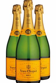Veuve Clicquot Three Bottle Champagne Gift 3 x