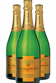 Veuve Clicquot Vintage Three Bottle Champagne