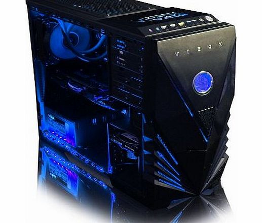 Vibox  Submission 29 - New 4.2GHz Eight 8-Core, Water Cooled, Extreme Performance, Ultimate Spec, Desktop Gaming PC, Computer with Neon Blue Internal Lighting Kit (4.0GHz (4.2GHz Tubo) AMD FX 8350 New 