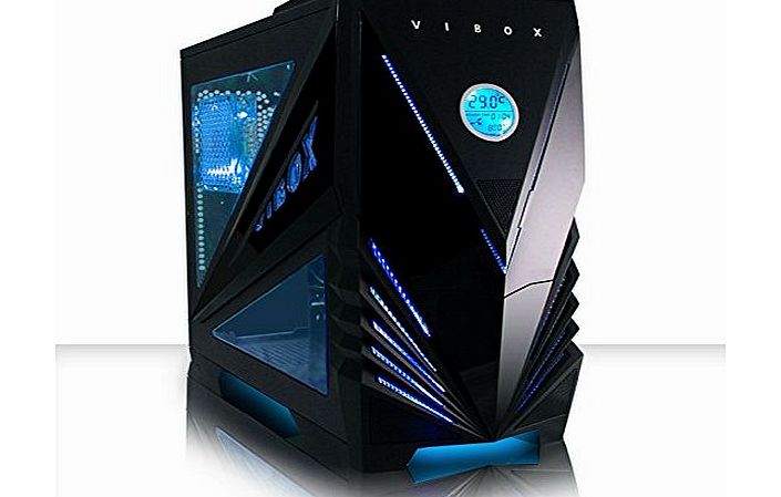 Vibox  Ultra 11A - Quad Core, Home, Office, Family, Gaming PC, Multimedia, Desktop PC, Computer (New 3.6GHz (3.9GHz Turbo) AMD A8 5600K Fast Quad Core APU Processor, Powerful Radeon HD7560D Integrated 