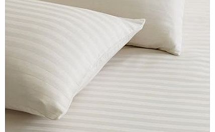 Viceroybedding Cream King Size 300 Thread Count Egyptian Cotton Striped Duvet Cover Set by Viceroybedding
