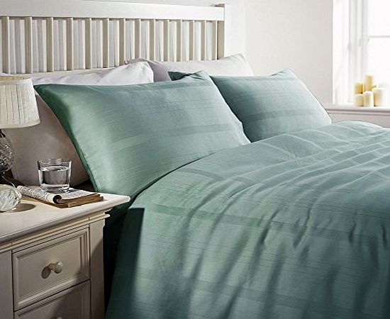 Viceroybedding KING Bed Size SUIT DUCK EGG GREEN Print, 300 Thread Count Luxury Egyptian Cotton, Duvet Cover and Pillow Cases Bedding Set, By VICEROY BEDDING