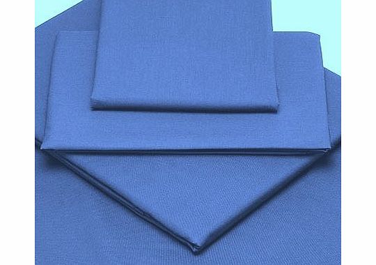 Viceroybedding King Size, Extra Deep (16``), Royal Blue, 200 Thread Count Egyptian Cotton Fitted Sheet by Viceroybedding
