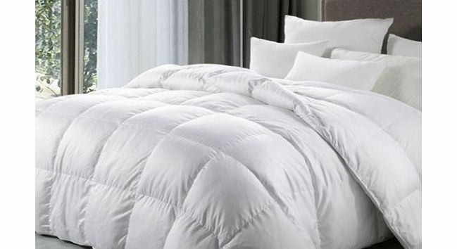 Viceroybedding Luxury Goose Feather and Down Duvet / Quilt , All Season (4.5 tog   9 tog) , King Size