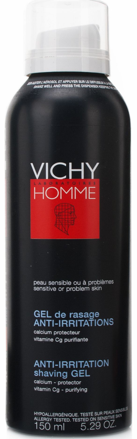 Vichy homme shaving gel