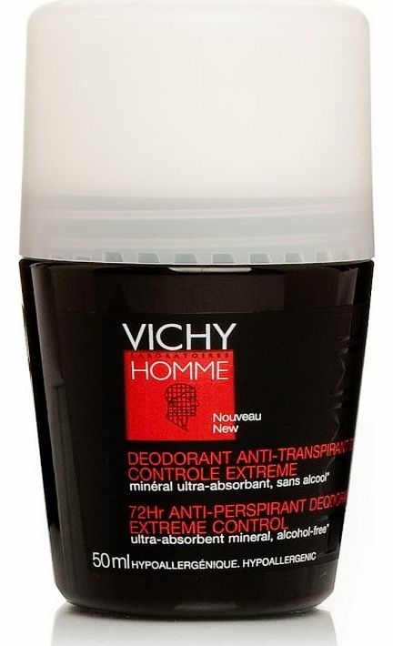 Vichy Homme Roll on Deodorant Extra Strength