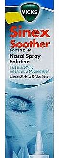 Sinex Soother Nasal Spray Solution - 15ml