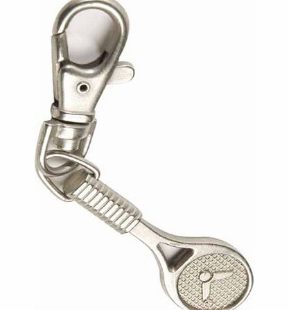Victor Racket Keychain Badminton Accessoires - Silver