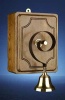 Victoria Brass Bell Wooden Case Oak 6257