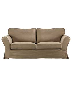 Victoria Loose Cover Metal Action Sofa Bed - Camel