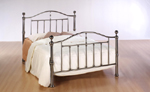 Victoria Nickel Finish Bedstead 150 x 200cm