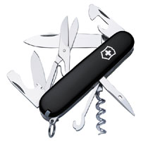 Climber Black Swiss Army Knife 14 Functions 1370330