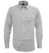 Victorinox Grey and White Check Tailored Fit Shirt