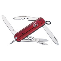 Victorinox Manager Translucent Red Swiss Army Knife 10 Functions 06365T