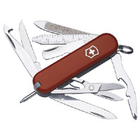 Mini Champ Red Swiss Army Knife 16 Functions 06385