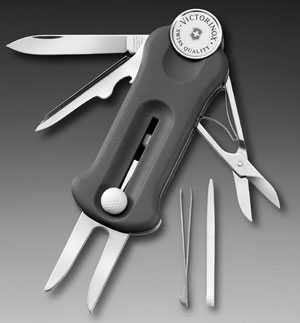 Penknife - Golf Tool - Black - #CLEARANCE