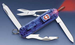 victorinox Penknife - Midnight Manager - Jelly Blue