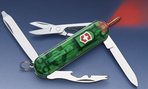 victorinox Penknife - Midnight Manager - Jelly Green