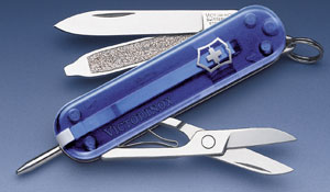 victorinox Penknife - Signature PDA - Jelly Blue - Ref. 06225ST2