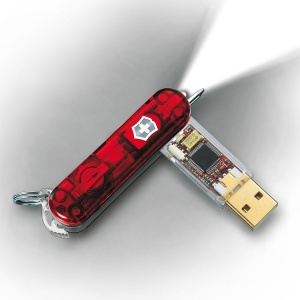 Victorinox Secure Flight 16GB USB Flash Drive /
