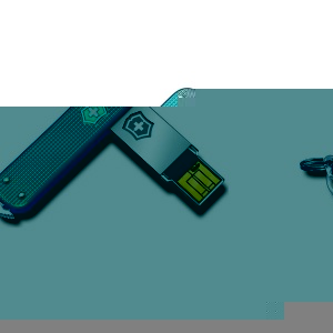 Slim 16GB USB Flash Drive - Blue