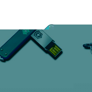 Slim 16GB USB Flash Drive - Blue