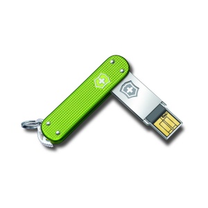 Slim 16GB USB Flash Drive - Green