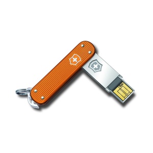 Victorinox Slim 16GB USB Flash Drive - Orange