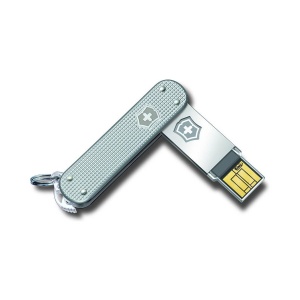 Victorinox Slim 16GB USB Flash Drive - Silver