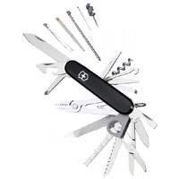 Victorinox Swiss Champ Black Swiss Army Knife 33 Functions 1679530
