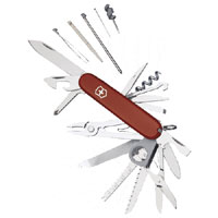 Swiss Champ Red Swiss Army Knife 33 Functions 1679500