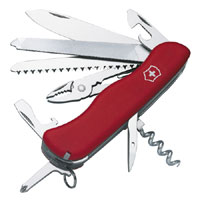 Victorinox Tradesman Red Lock Blade Swiss Army Knife 18 Functions 09053