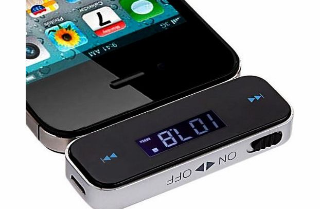 VicTsing 3.5mm In-Car Hands Free Talk FM Transmitter Modulator for iPhone 6 / 6 Plus 5 4S 4 3G / iPod / Galaxy S S2 S3 S4 / MP3 / Universal