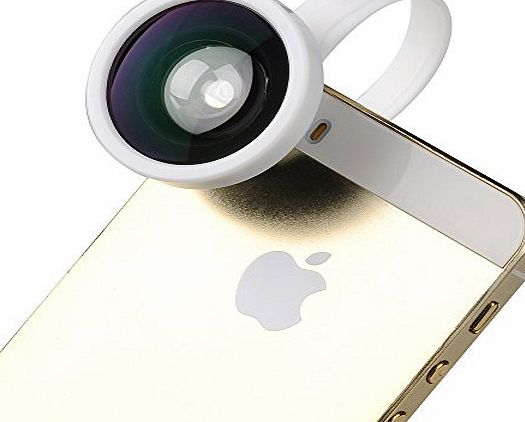 VicTsing Clip on 0.4X Super Wide Angle Macro Micro Camera Detachable Clip Lens For iPhone 6 Plus iPhone 6 5S 5C 5 4S 4, Samsung Galaxy S3 S4 S5 Note 2 3, HTC One M7 M8, Sony Xperia L39h, L36h Z1 Z2, L